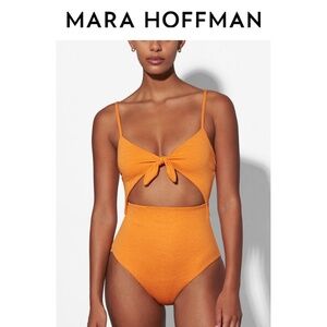 Mara Hoffman Kia Ribbed One Piece Swimsuit
